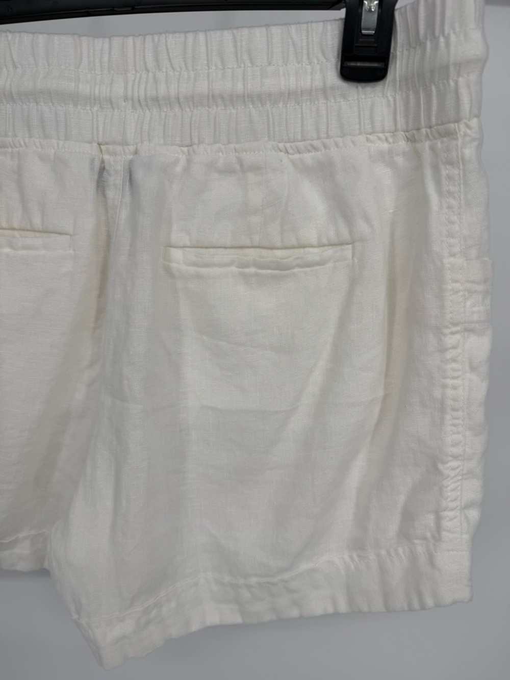 Athleta Cabo Linen 4” Shorts 10 Pull On Drawstring Summer Beach Resort Shorts‎ - Picture 7 of 14